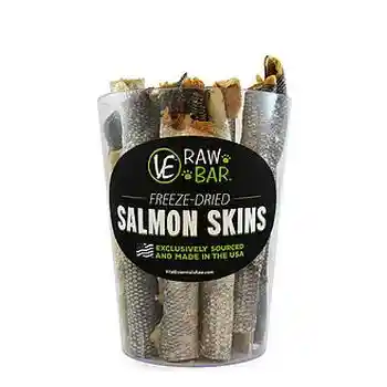 Raw Bar Freeze-dried Salmon Skin Treat For Dogs 1 Salmon Skin