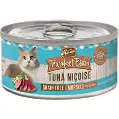 Purrfect Bistro Grain-free Tuna Nicoise Morsels In Gravy Canned Cat Food 3-oz