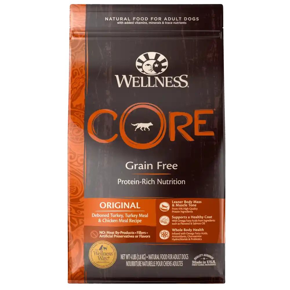 Core Natural Grain Free Original Turkey & Chicken Recipe Dry Dog Food 4-lb