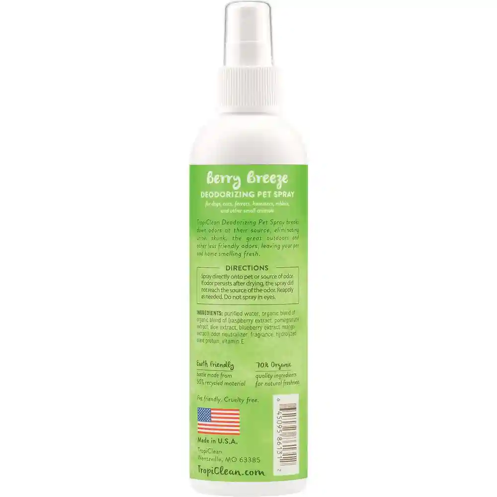 Deodorizing Berry Breeze Scent Dog & Cat Cologne Spray 8-oz