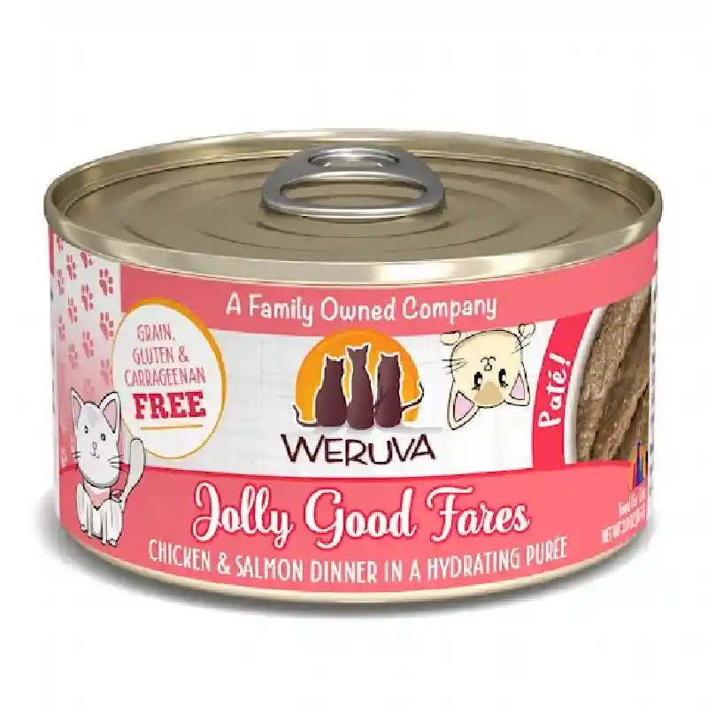 Weruva Cat Pate Jolly Good Fares Puree 3oz