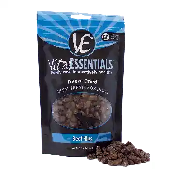 Freeze Dried Beef Nibs Vital Treats For Dogs 2.5-oz