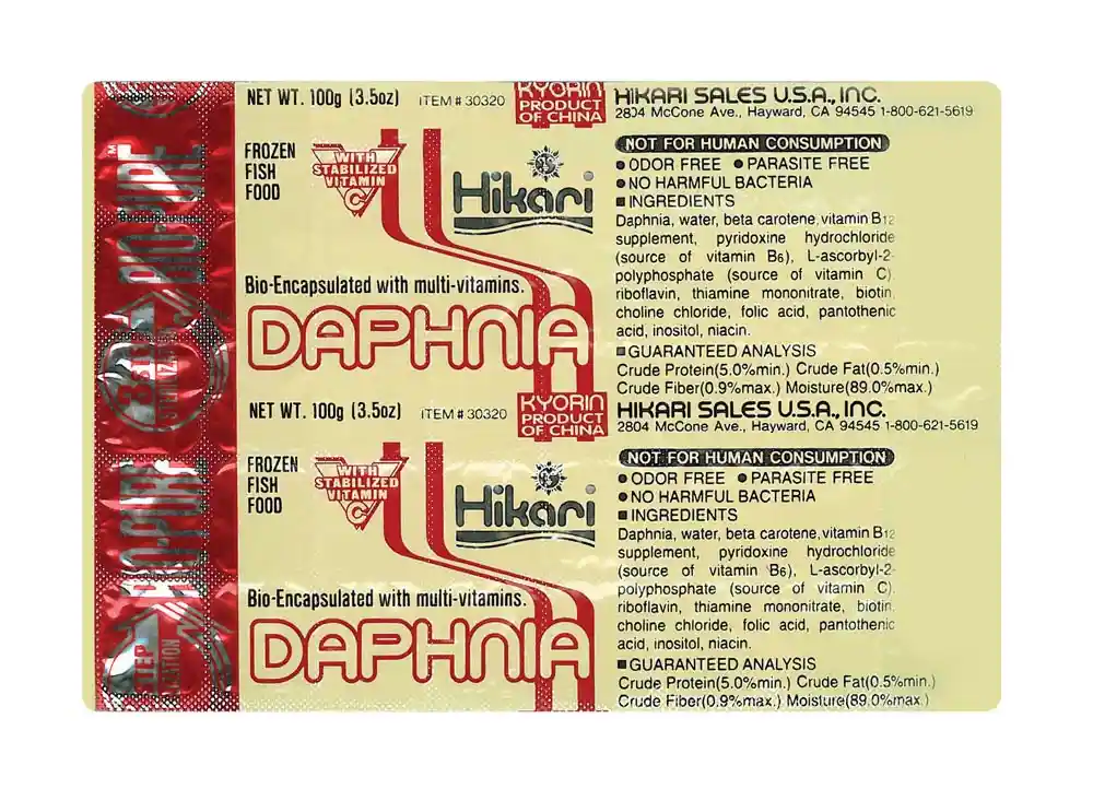 Hikari Frozen Daphnia Cube 3.5oz