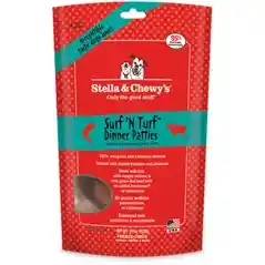 Dinner Patties Surf 'n Turf Grain Free Freeze Dried Raw Dog Food 5.5-oz