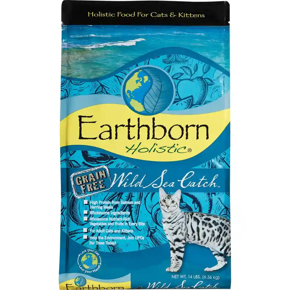 Wild Sea Catch Grain Free Natural Cat Food 14-lb