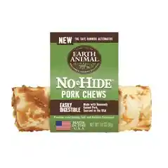 Earth Animal No Hide Pork Chews Bulk 4" 24pc