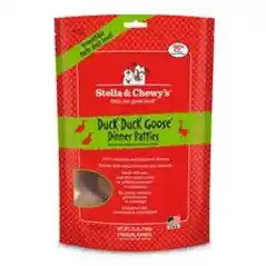 Dinner Patties Duck Goose Grain Free Freeze Dried Raw Dog Food 25-oz