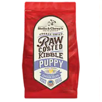 Raw Coated Chicken Recipe Puppy Dry Dog Food 10-lb
