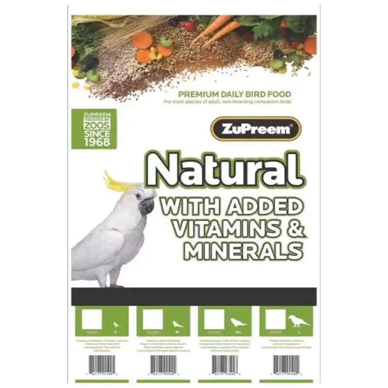 Zupreem Natural Medium/large 20 Lbs