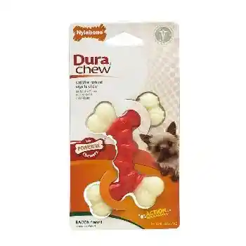 Nylabone Durachew Bacon Flavored Dbl Bone Petite