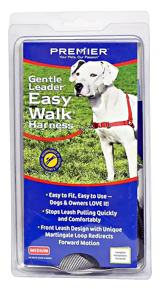 Easy Walk Harness, No Pull Dog Harness Medium Black
