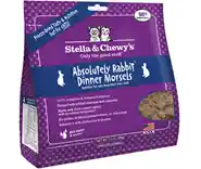 Dinner Morsels Absolutely Rabbit Grain Free Freeze Dried Raw Cat Food 3.5-oz