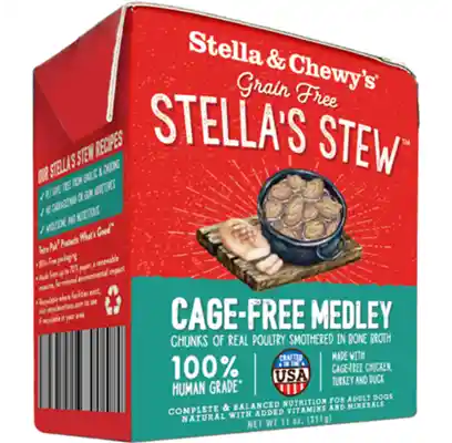 Stella's Stew Cage-free Medley Wet Dog Food 11-oz