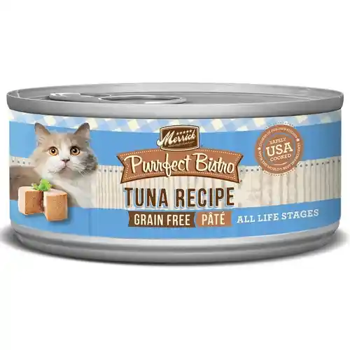 Purrfect Bistro Grain-free Tuna Pate Canned Cat Food 5.5-oz