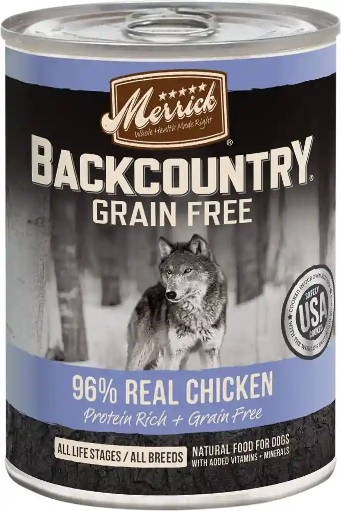 Backcountry Grain-free 96% Real Chicken Recipe Canned Dog Food 12.7-oz