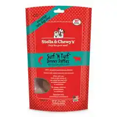 Dinner Patties Surf 'n Turf Grain Free Freeze Dried Raw Dog Food 14.0z