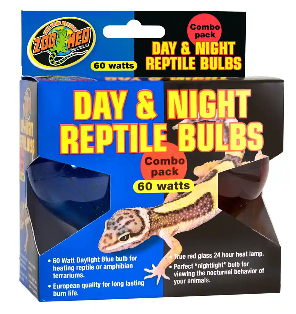 Zoomed Day/night Reptile Bulb Combo 60 Watt