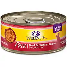 Wellness Beef Chicken Cat 5.5 Oz