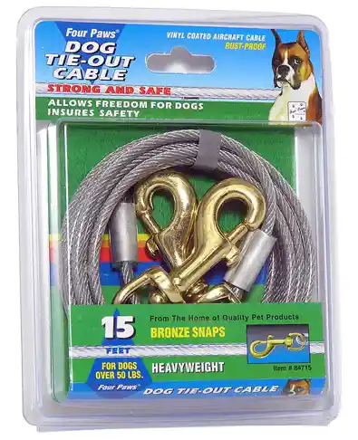 Cable Tieout 1750lb 15' Silver