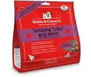 Meal Mixers Freeze Dried Raw Tantalizing Turkey Grain Free Dog Food Topper 8-oz