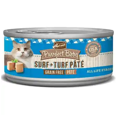 Purrfect Bistro Grain-free Surf & Turf Grain-free Canned Cat Food 5.5-oz