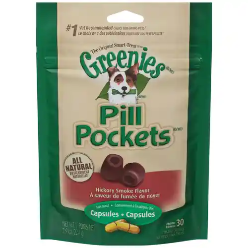 Greenies Pill Pockets For Capsules Hickory 7.9 Oz