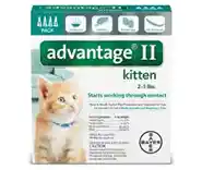 Advantage 2 Cat Kitten Under 5 Lbs