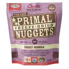 Freeze Dried Nuggets Grain Free Turkey Formula Cat Food 14-oz