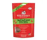 Dinner Patties Duck Goose Grain Free Freeze Dried Raw Dog Food 5.5-oz