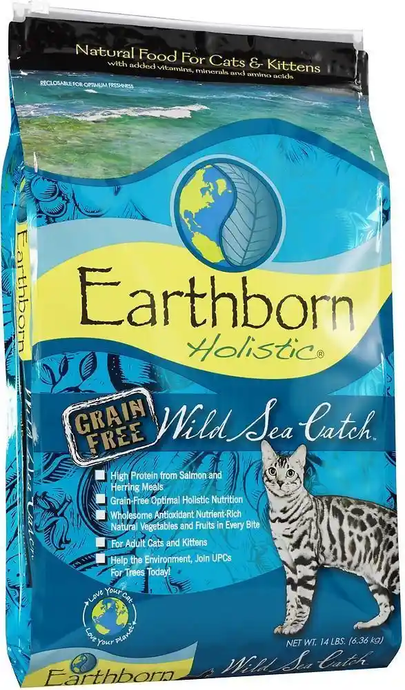 Wild Sea Catch Grain Free Natural Cat Food 14-lb