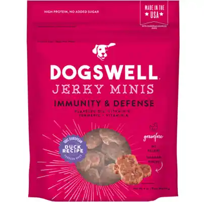 Dogswell Treat Mini Jerky Immune Duck 4oz