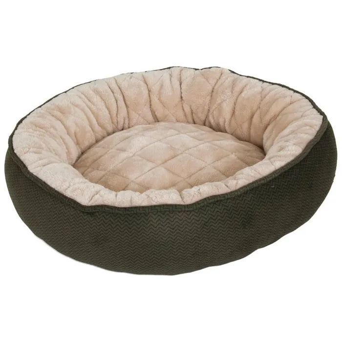 Aspen Pet Quilted Lounger Dk Green 20in;
