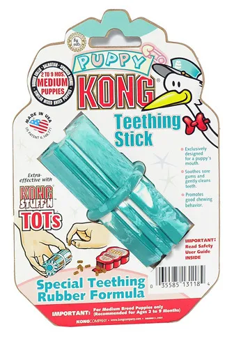 Kong Puppy Teething Stick Medium Asst Colors