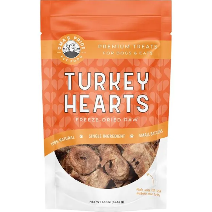 Oma's Pride FD Sliced Heart Turkey 1.5oz