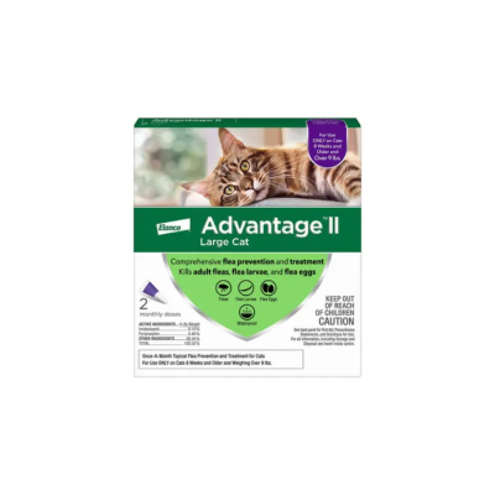 Advantage II Cat 9+ Large 2 Pack