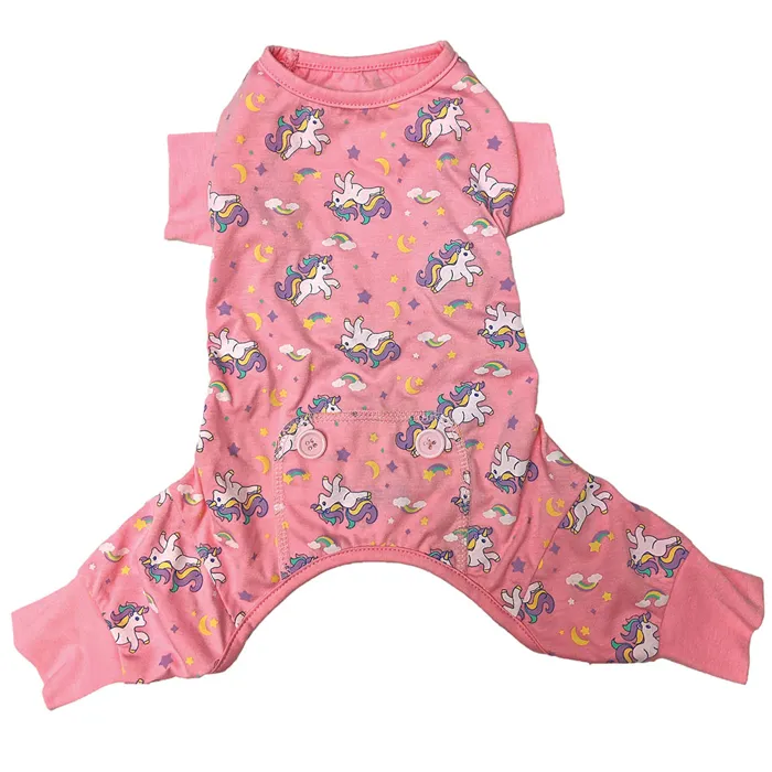 Fashion Pet Unicorn PJs Pink Large