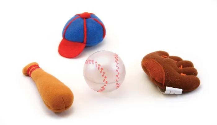 Kitty Star Baseball Assorted With Catnip 2pack