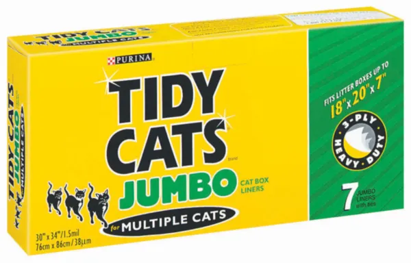 Tidy Cat Jumbo Liners 6x7 Ct