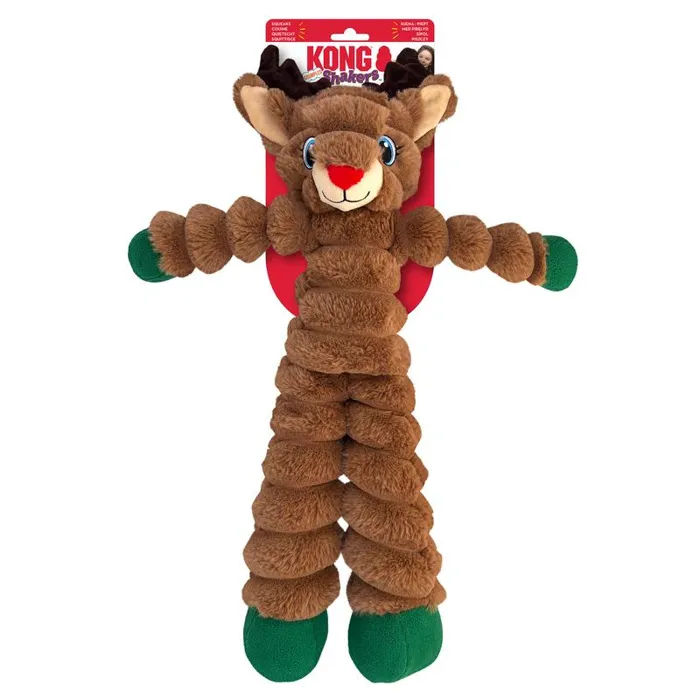 Kong Holiday Shaker Crumples Reindeer