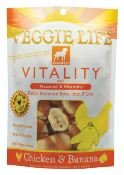 Dogswell Veglife Vitality Chicken/banana Trt 5 Oz