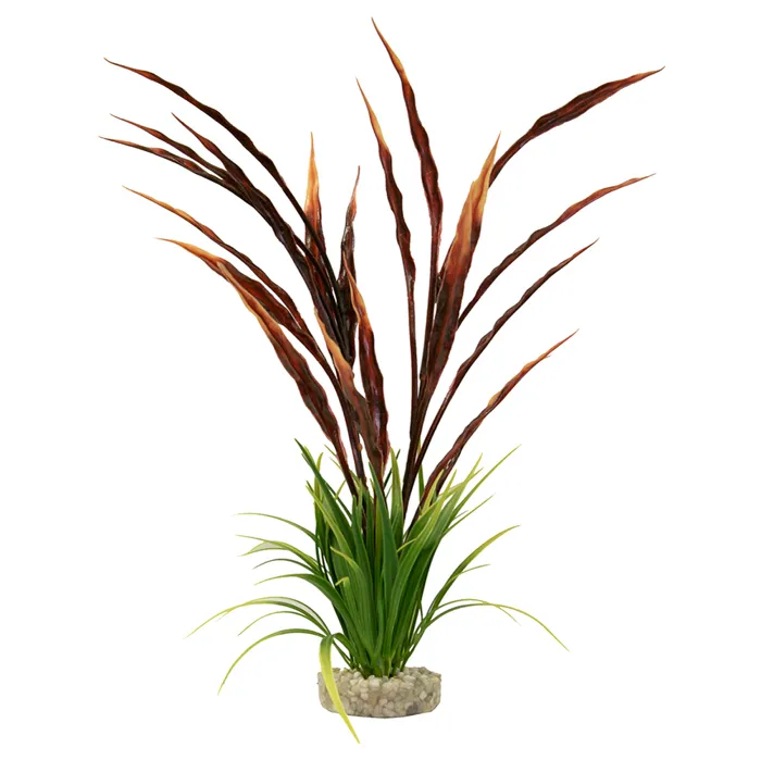 Gravel Base Plant Atoll Grass Plant Red Green