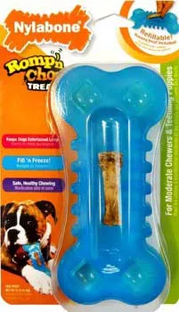 Nylabone Romp 'n Chomp Freezer Bone Wolf