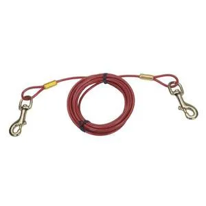 Heavy Cable Dog Tie Out, Heavy, 15'