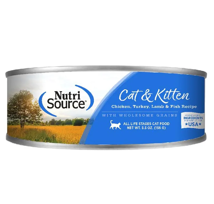 Kitten Chicken, Turkey Lamb & Fish Select Grain Free Canned Cat Food 5-oz