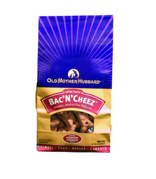 Crunchy Classic Natural Bac'n'cheez Biscuits Dog Treats Mini 5-oz