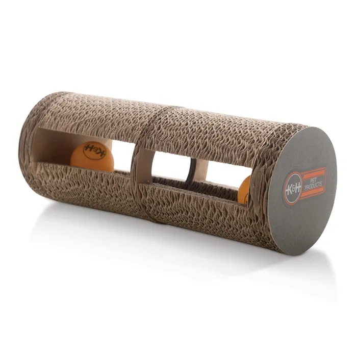 Creative Kitty Roller Toy Brown 10x4