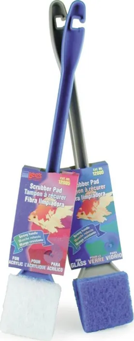 Lee's Scrubber Pad W/handle For Glass