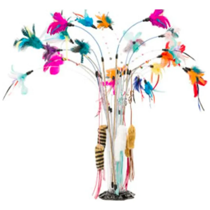 Teaser Wand Display Assorted 24 Pc;