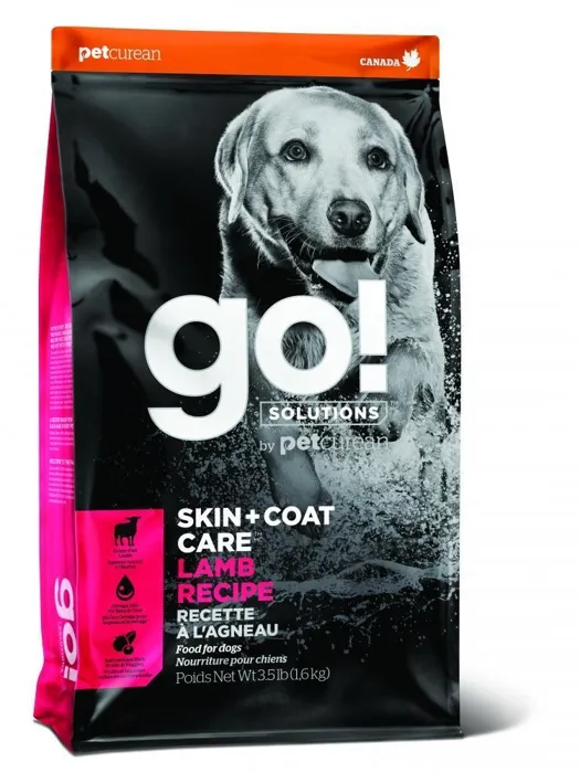 Go! Solutions Skin + Coat Care Lamb Recipe Dry Dog Food 12-lb