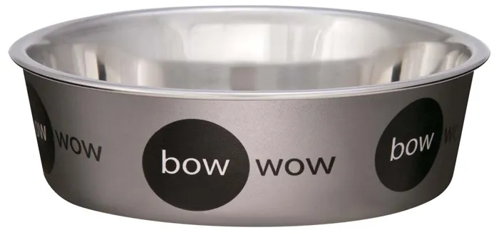Loving Pet Bella Bowl Bow Wow Silver Small
